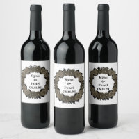 Vin Favoriser Fleurs Personnalisées Timbre