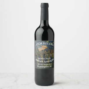Étiquette Pour Bouteilles De Vin Vin Trump Charlottesville Comté Virginie Fin
