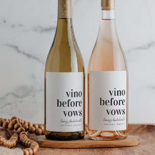 Étiquette Pour Bouteilles De Vin Vino Avant Vows Vine Pays Bachelortie