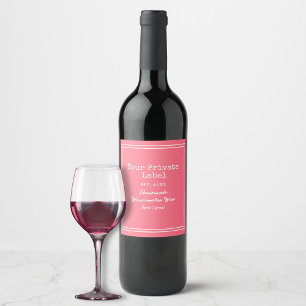 Étiquette Pour Bouteilles De Vin  Votre vin de pastèque fait maison en marque privé