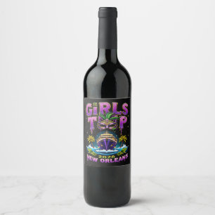 Étiquette Pour Bouteilles De Vin Voyage de filles 2026 La Nouvelle-Orléans