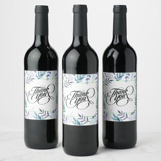 Étiquette Pour Bouteilles De Vin Wedding shower de réception de répétition (Bouteilles)