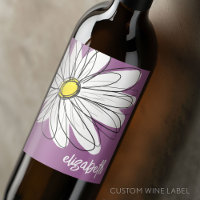 Whimsical Daisy - orchidée - nom de script tendanc