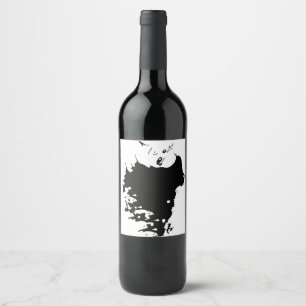 Étiquette Pour Bouteilles De Vin Wicked Mane
