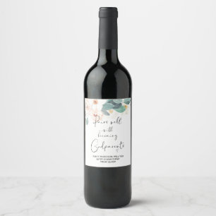 Étiquette Pour Bouteilles De Vin Will You Be My Godparents New Baby Announcement Wi