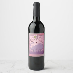 Étiquette Pour Bouteilles De Vin Winosaur personnalisé