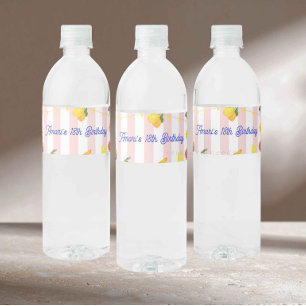 ÉTIQUETTE POUR BOUTEILLES D'EAU 