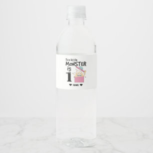 Étiquette Pour Bouteilles D'eau 1er anniversaire - Ce petit monstre est un