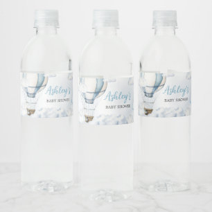 Étiquette Pour Bouteilles D'eau Adventure Await Hot Air Balloon