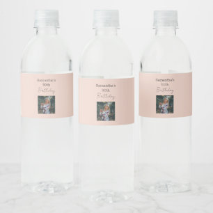 Étiquette Pour Bouteilles D'eau Âgé à la perfection vin 50e anniversaire
