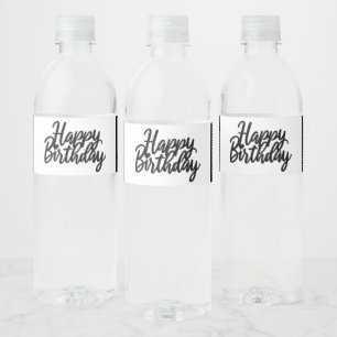 Étiquette Pour Bouteilles D'eau Anniversaire