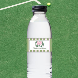Étiquette Pour Bouteilles D'eau Anniversaire 30 ans Sports Extérieur Pickleball Ro