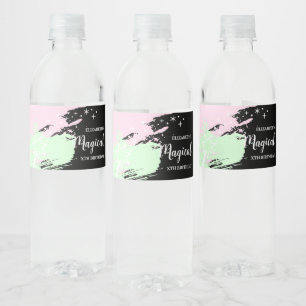 Étiquette Pour Bouteilles D'eau Anniversaire Magique