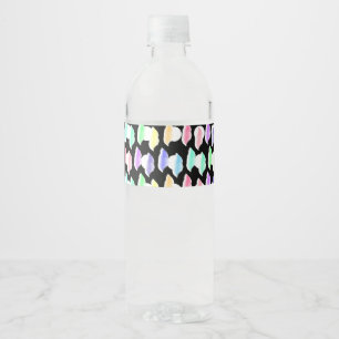 Étiquette Pour Bouteilles D'eau Aquarelle Splash !