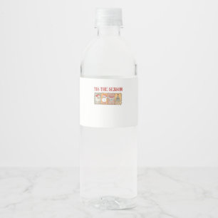 Étiquette Pour Bouteilles D'eau Assaisonnement Crevettes Bouillon Fruits de Mer Fê