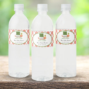 Étiquette Pour Bouteilles D'eau Baby-Shopping Kawaii : Thème Sushi et Rouleau de S