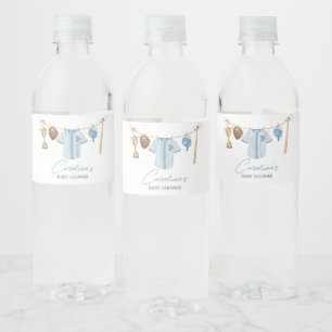 Étiquette Pour Bouteilles D'eau Baby shower de baseball Little Slugger