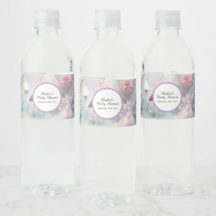 Étiquette Pour Bouteilles D'eau Baby shower de jardin de fées