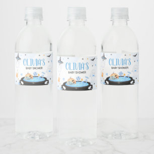 Étiquette Pour Bouteilles D'eau Baby shower d'Halloween Boo-y