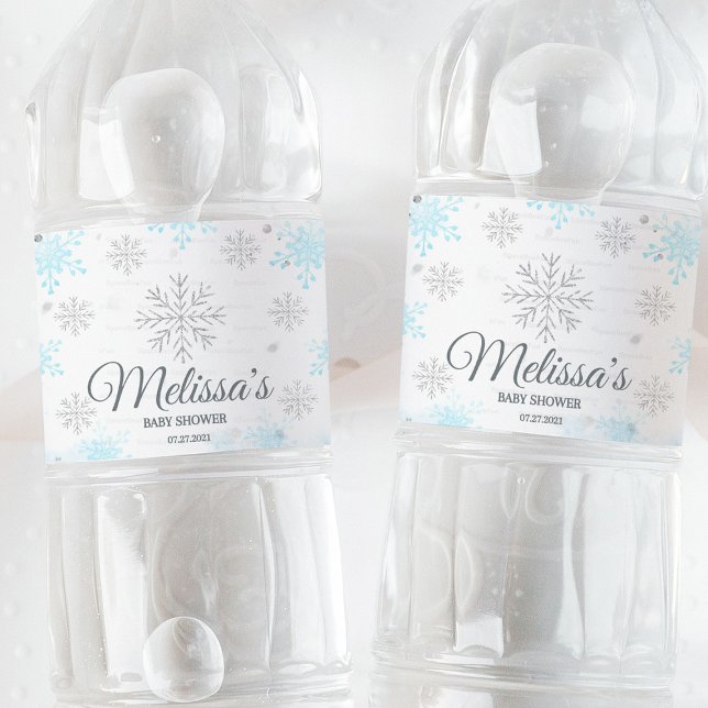 Étiquette Pour Bouteilles D'eau Baby shower d'hiver Il fait froid dehors (Winter Baby Shower, It's Cold Outside Baby Shower, water bottle label, holiday baby shower, winter w)