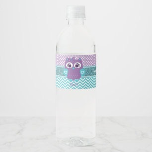 Étiquette Pour Bouteilles D'eau Baby shower étiquette de bouteille d'eau de hibou