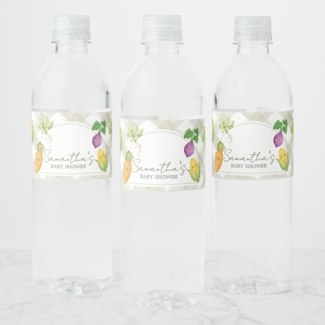 Étiquette Pour Bouteilles D'eau Baby-Shower Local (Bouteilles)