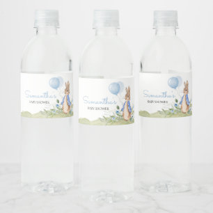 Étiquette Pour Bouteilles D'eau Baby shower petit Peter Rabbit