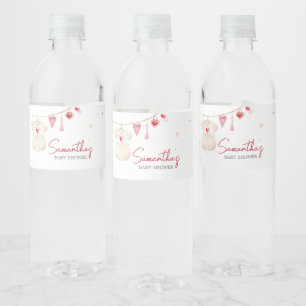 Étiquette Pour Bouteilles D'eau Baby shower Valentine Sweetheart