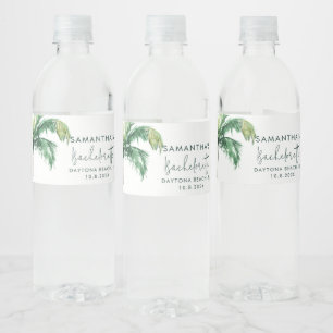 Étiquette Pour Bouteilles D'eau Bachelorette Weekend aquarelle personnalisée