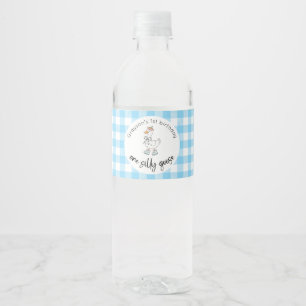 Étiquette Pour Bouteilles D'eau Balise cadeau d'anniversaire d'une oie bête