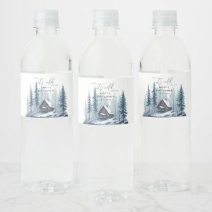 Étiquette Pour Bouteilles D'eau Bébé d'hiver Il fait froid dehors Baby shower