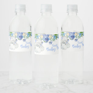 Étiquette Pour Bouteilles D'eau Bébé éléphant baby shower bouteille d'eau étiquett
