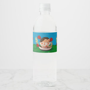 Étiquette Pour Bouteilles D'eau Bébé Hérisson