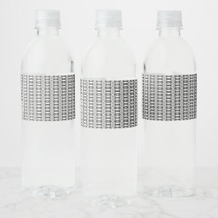 Étiquette Pour Bouteilles D'eau blanc