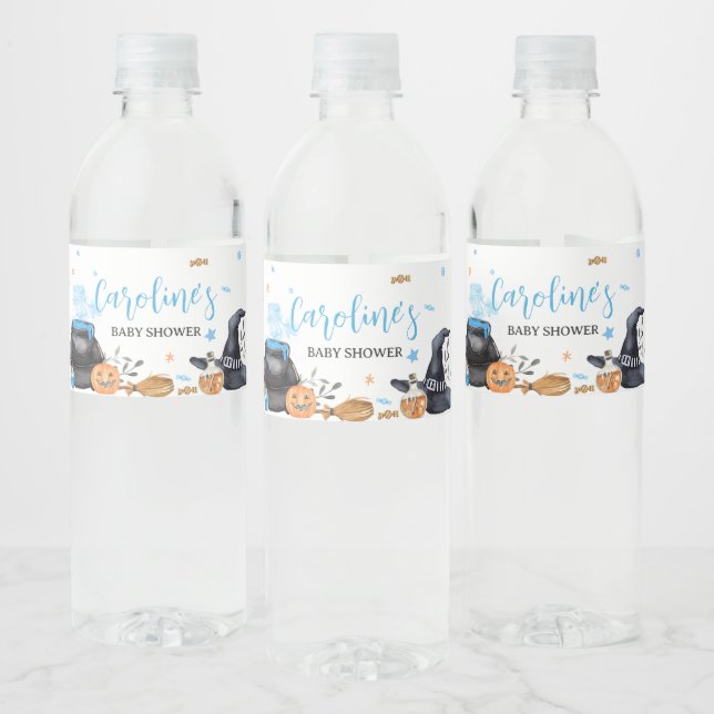 Étiquette Pour Bouteilles D'eau Blue Baby est en train de brasser de mignons Baby  (Bouteilles)