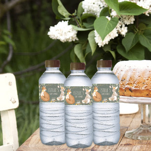 Étiquette Pour Bouteilles D'eau Boho Woodland Animaux Forest Friends Baby shower