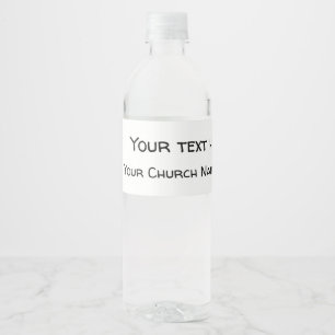 Étiquette Pour Bouteilles D'eau Bouclier épiscopal
