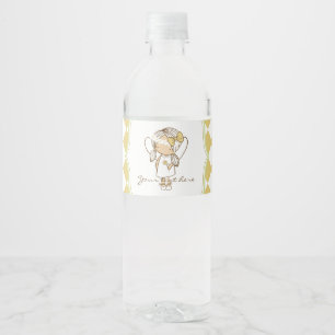 Étiquette Pour Bouteilles D'eau Bouteille d'eau Angel Étiquettes-Gold & Green