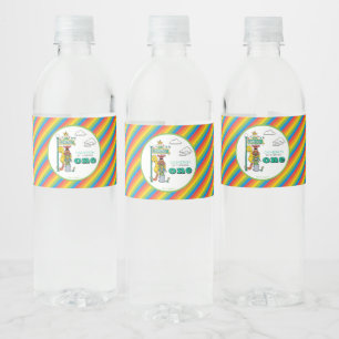 Étiquette Pour Bouteilles D'eau Bouteille d'eau avec personnages de Rue Sésame et