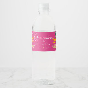 Étiquette Pour Bouteilles D'eau Bouteille d'eau Quinceanera