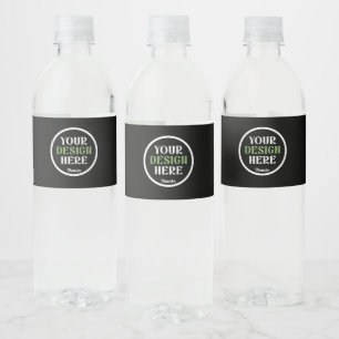 Étiquette Pour Bouteilles D'eau bouteille d'eau sur mesure, unique, élégante et mi