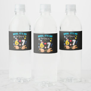 Étiquette Pour Bouteilles D'eau Bruh C'est Mon Premier Jour De Rentrée Scolaire