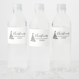 Étiquette Pour Bouteilles D'eau Cadeau de Noël personnalisé T-Shirt moderne person