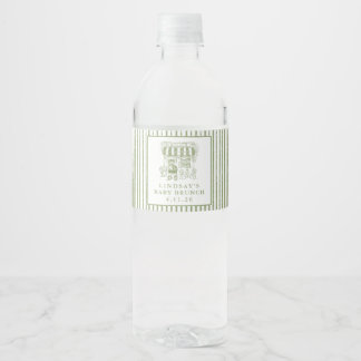 Étiquette Pour Bouteilles D'eau Cafe Bebe Baby Brunch