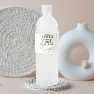 Étiquette Pour Bouteilles D'eau Cafe Bebe Shower de Bébé Café
