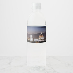 Étiquette Pour Bouteilles D'eau Cathédrale - Florance Italie