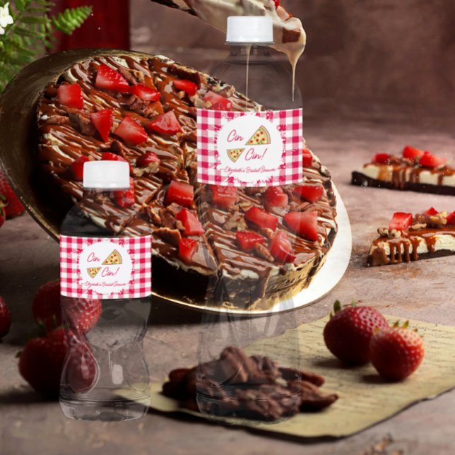 Étiquette Pour Bouteilles D'eau C'est l'Amour Enterrement de Vie de Jeune Fille (Créateur téléchargé)