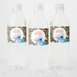 Étiquette Pour Bouteilles D'eau Chalet Monster Cookie Foodie Camion