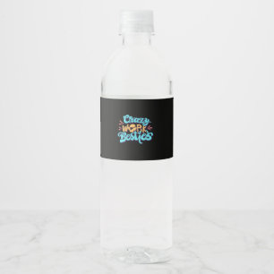 Étiquette Pour Bouteilles D'eau Chroniques Du Travail Fou Besties Travail Bestie C