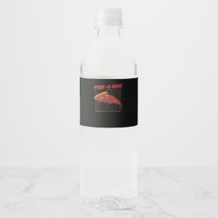 Étiquette Pour Bouteilles D'eau Citation drôle Peekaboo